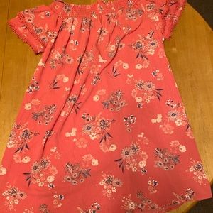 Target off the shoulder floral dress